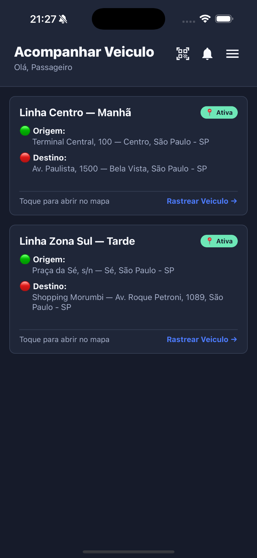 Modo escuro